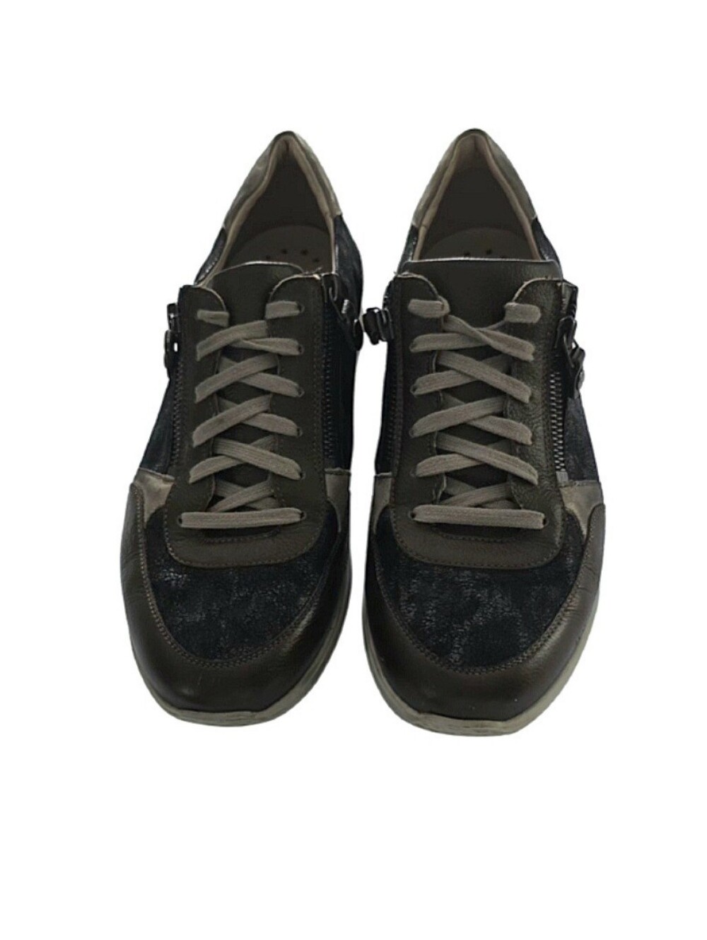 Mephisto Monia 9217 Sneaker Leather Gray Bronze Comfort Shoes Women's 9.5 (US) - Picture 2 of 16